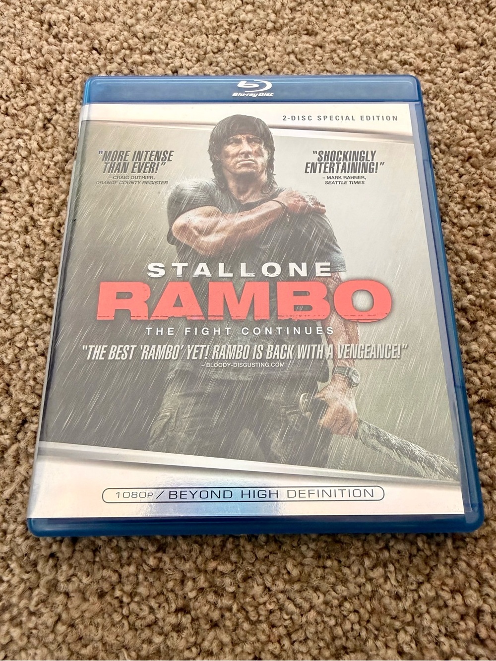 Rambo Blu‑ray Disc (Stallone)